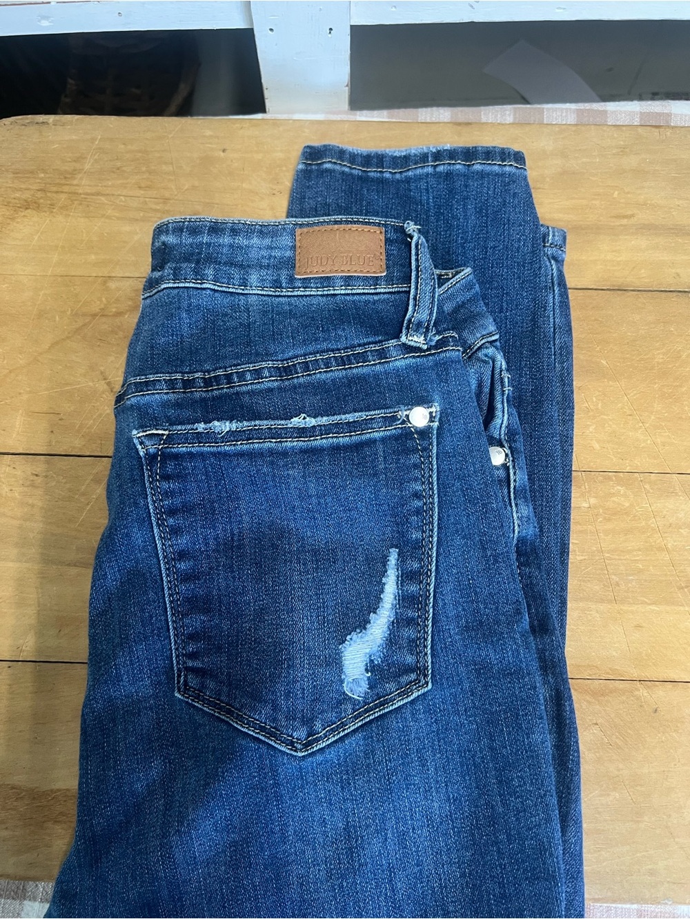 Judy blue jeans skinny fit distressed 7/28